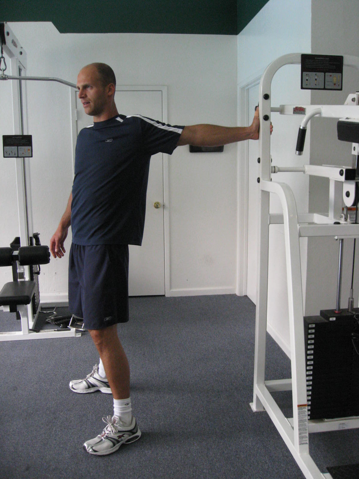 biceps stretch- Beverly Hills chiropractic office